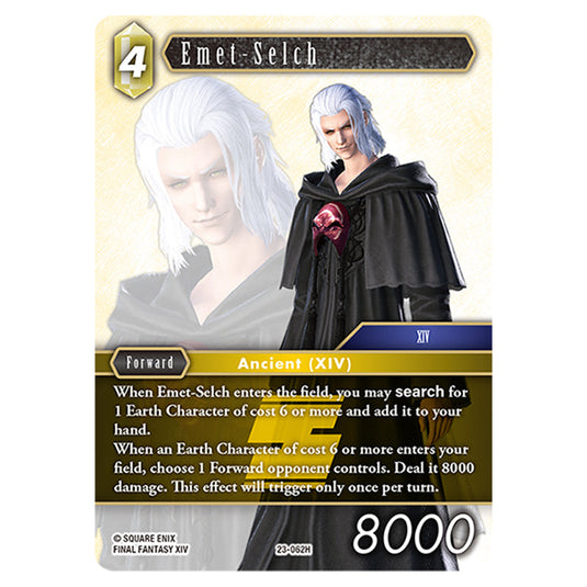 This is the Emet-Selch card from Final Fantasy - Hidden Trials.