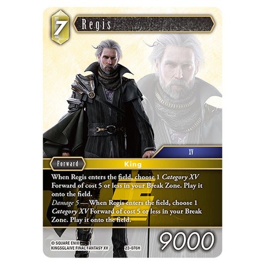 This is the Regis card from Final Fantasy - Hidden Trials.