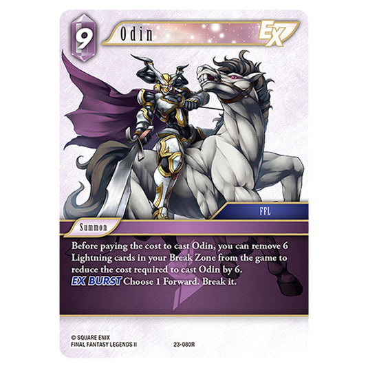 odin yugioh card Final Fantasy - Hidden Trials - Odin
