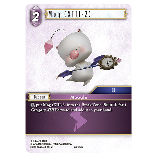 This is the Mog (XIII-2) card from Final Fantasy - Hidden Trials.