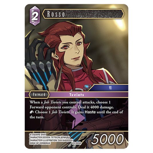 This is the Rosso card from Final Fantasy - Hidden Trials.