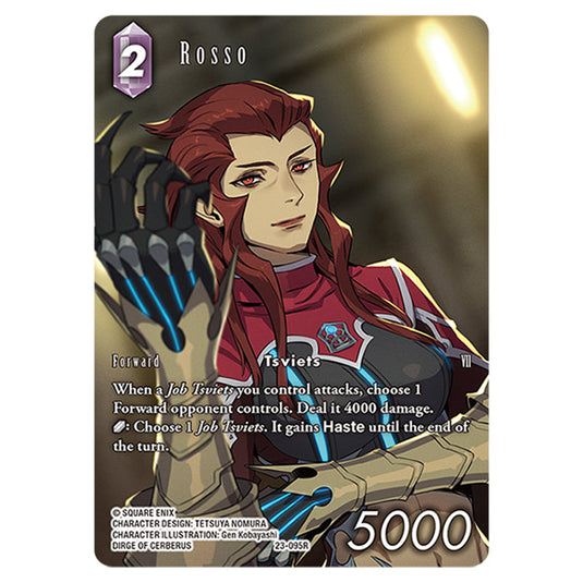 This is the Rosso card from Final Fantasy - Hidden Trials.