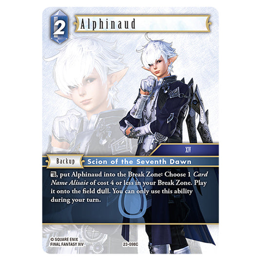 This is the Alphinaud card from Final Fantasy - Hidden Trials.