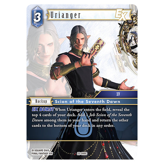 This is the Urianger card from Final Fantasy - Hidden Trials.