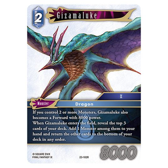 This is the Gizamaluke card from Final Fantasy - Hidden Trials.