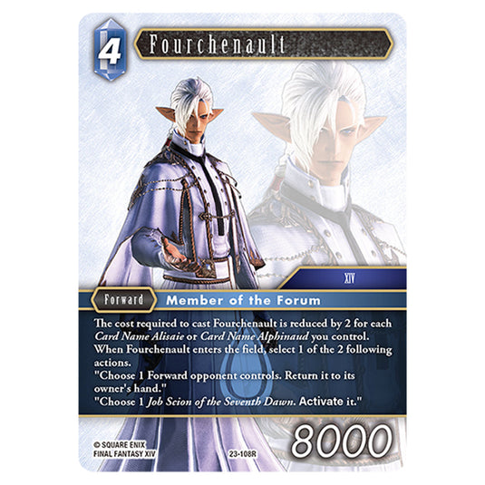 This is the Fourchenault card from Final Fantasy - Hidden Trials.