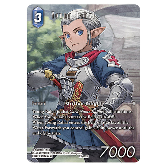 This is the Young Rahal card from Final Fantasy - Hidden Trials.