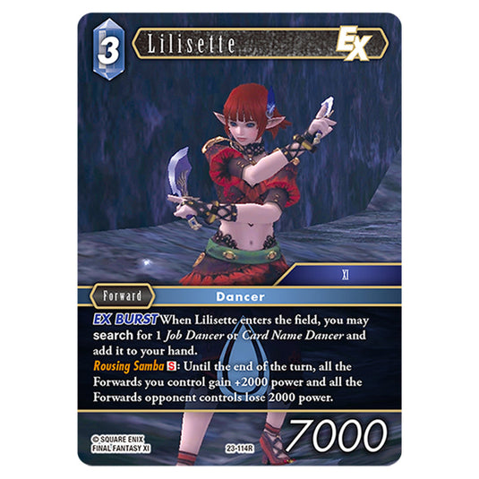 This is the Lilisette card from Final Fantasy - Hidden Trials.