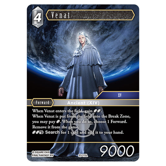 This is the Venat card from Final Fantasy - Hidden Trials.