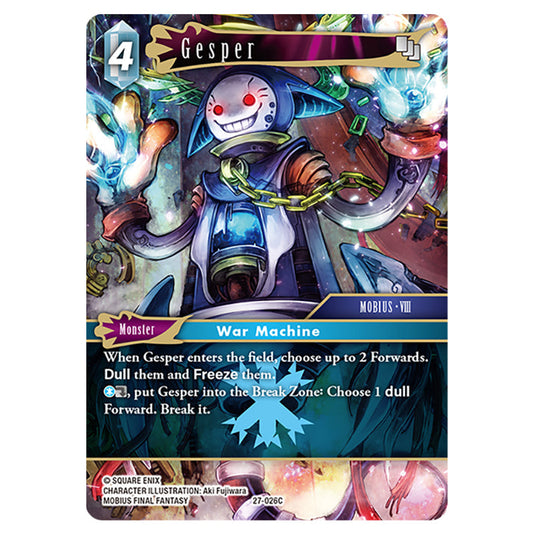 Gesper 27-026C card from the Final Fantasy set Journey of Discovery