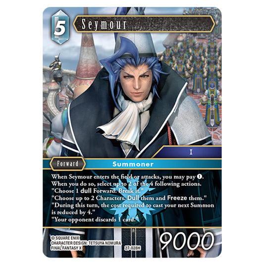 Seymour 27-028H card from the Final Fantasy set Journey of Discovery