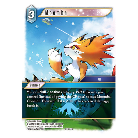 Moomba 27-031H card from the Final Fantasy set Journey of Discovery