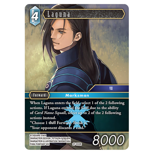 Laguna 27-032R card from the Final Fantasy set Journey of Discovery