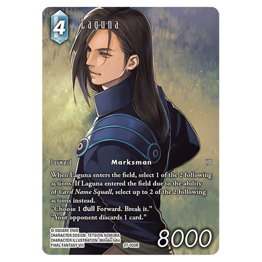 Laguna 27-032R-a card from the Final Fantasy set Journey of Discovery
