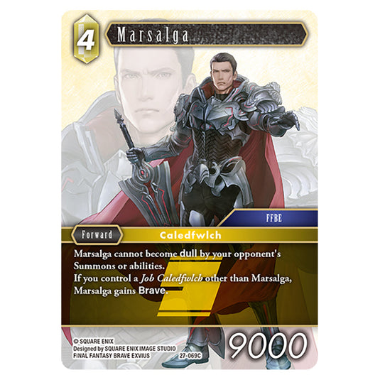 Marsalga 27-069C card from the Final Fantasy set Journey of Discovery