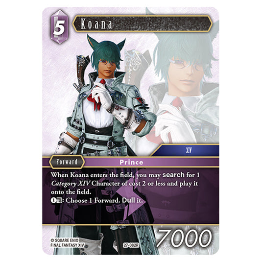 Koana 27-082R card from the Final Fantasy set Journey of Discovery