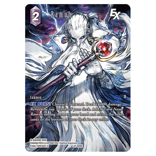 Ramuh 27-089H-a card from the Final Fantasy set Journey of Discovery
