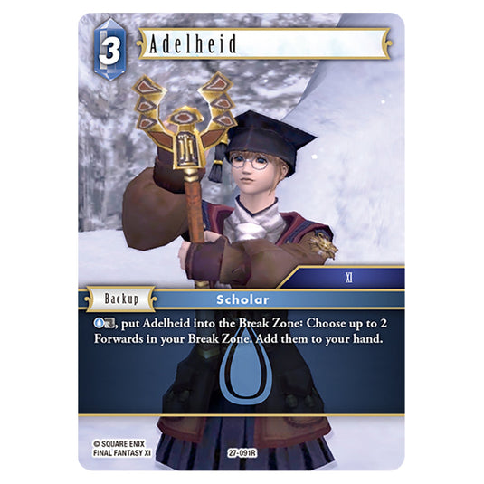 Adelheid 27-091R card from the Final Fantasy set Journey of Discovery