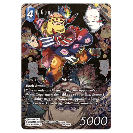 Gogo 27-099H-a card from the Final Fantasy set Journey of Discovery