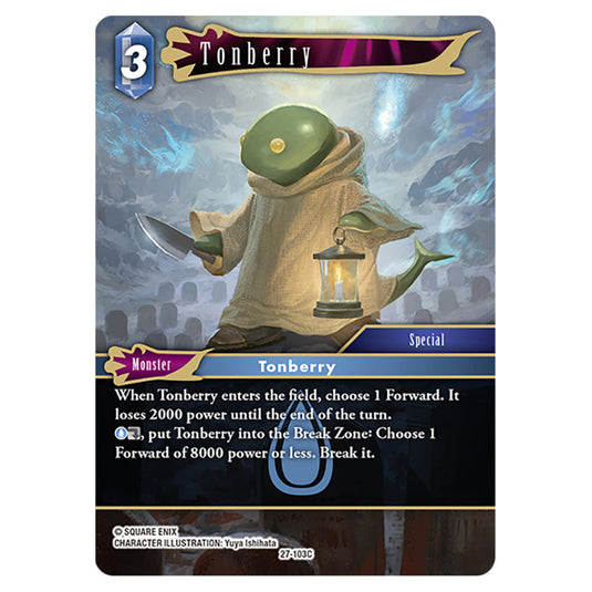 Tonberry 27-103C card from the Final Fantasy set Journey of Discovery