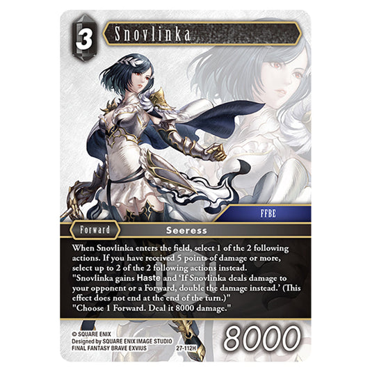Snovlinka 27-112H card from the Final Fantasy set Journey of Discovery