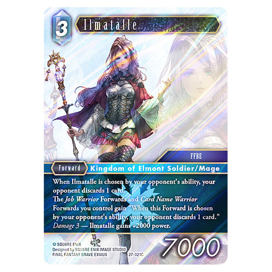 Ilmatalle 27-021C card from the Final Fantasy set Journey of Discovery