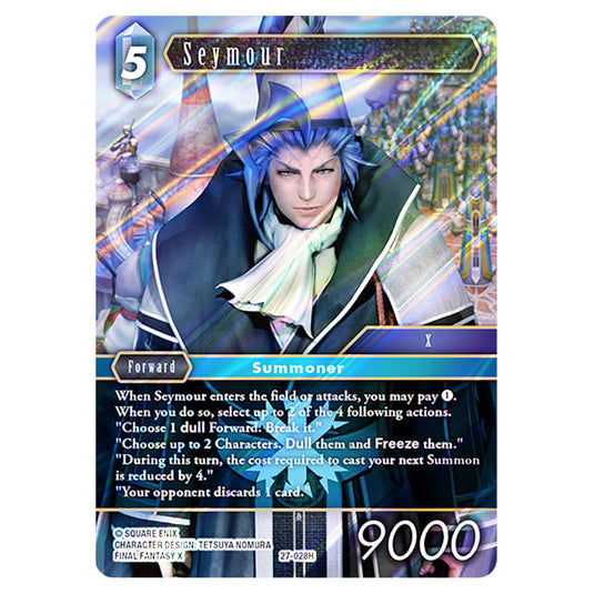 Seymour 27-028H card from the Final Fantasy set Journey of Discovery