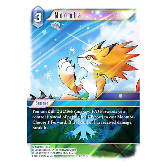 Moomba 27-031H card from the Final Fantasy set Journey of Discovery