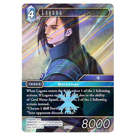 Laguna 27-032R card from the Final Fantasy set Journey of Discovery