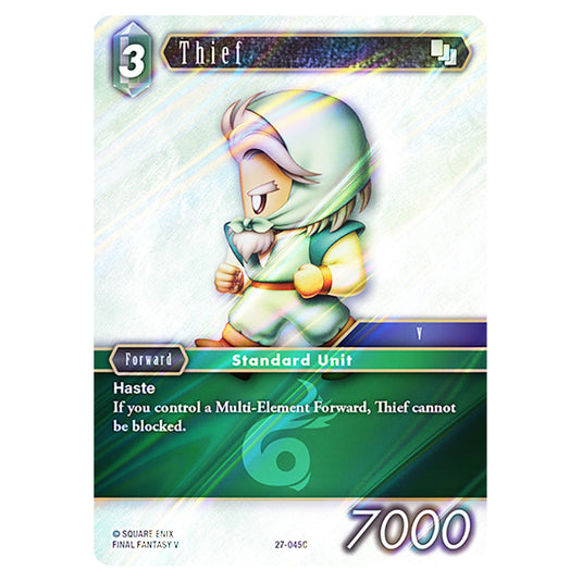 Thief 27-045C card from the Final Fantasy set Journey of Discovery