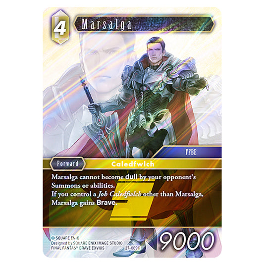 Marsalga 27-069C card from the Final Fantasy set Journey of Discovery