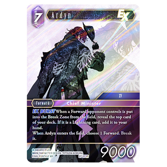 Ardyn 27-073R card from the Final Fantasy set Journey of Discovery