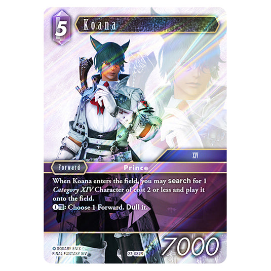 Koana 27-082R card from the Final Fantasy set Journey of Discovery