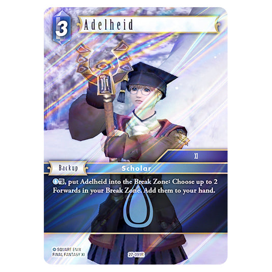 Adelheid 27-091R card from the Final Fantasy set Journey of Discovery