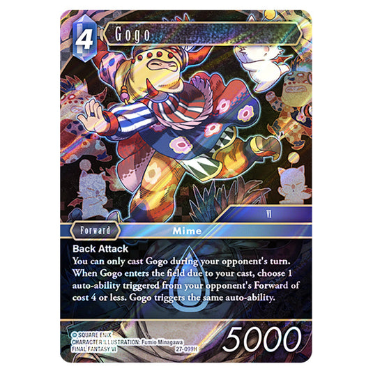 Gogo 27-099H card from the Final Fantasy set Journey of Discovery