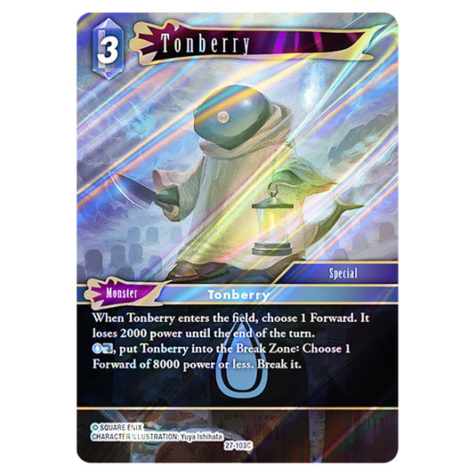 Tonberry 27-103C card from the Final Fantasy set Journey of Discovery