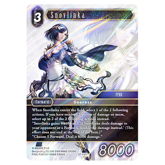 Snovlinka 27-112H card from the Final Fantasy set Journey of Discovery