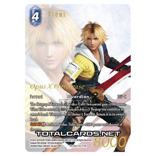 Final Fantasy - Opus 10 - Tidus - (10-117H)