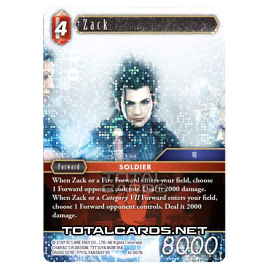 Final Fantasy - Opus 10 - Zack - (10-007H) (Foil)