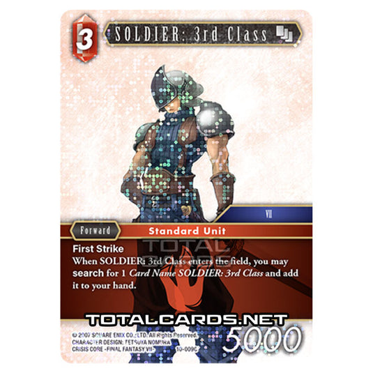 Final Fantasy - Opus 10 - Soldier: 3rd Class - (10-009C) (Foil)