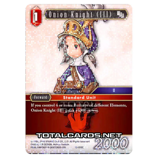 Final Fantasy - Opus 10 - Onion Knight (III) - (10-010C) (Foil)