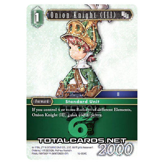 Final Fantasy - Opus 10 - Onion Knight (III) - (10-054C) (Foil)