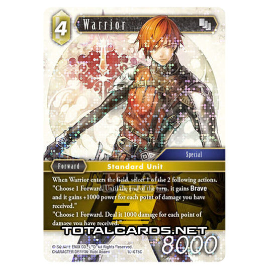 Final Fantasy - Opus 10 - Warrior - (10-075C) (Foil)