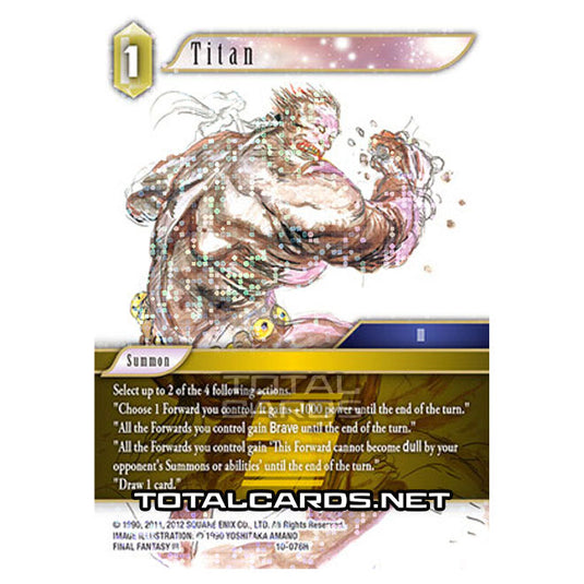 Final Fantasy - Opus 10 - Titan - (10-076H) (Foil)