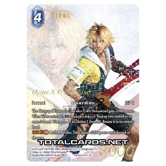 Final Fantasy - Opus 10 - Tidus - (10-117H) (Foil)