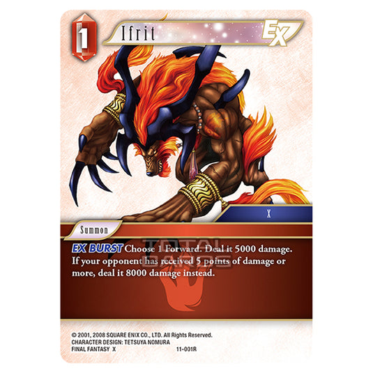 Final Fantasy - Opus 11 - Ifrit EX - (11-001R)