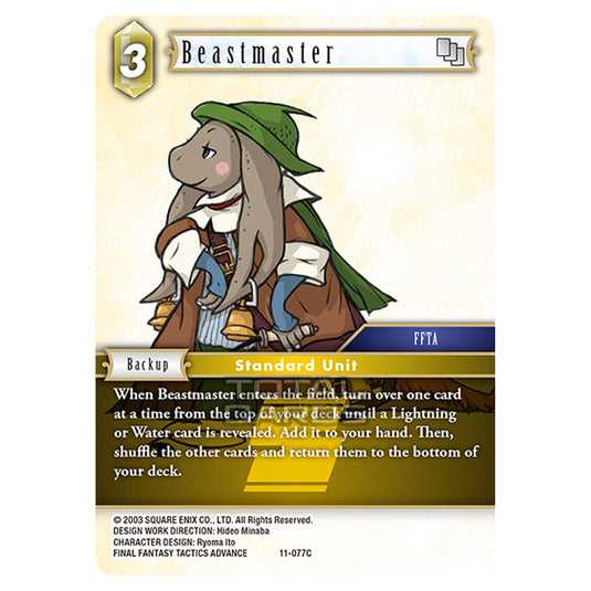 Final Fantasy - Opus 11 - Beastmaster - (11-077C)