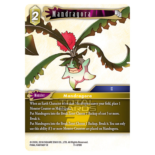 Final Fantasy - Opus 11 - Mandragora - (11-078R)