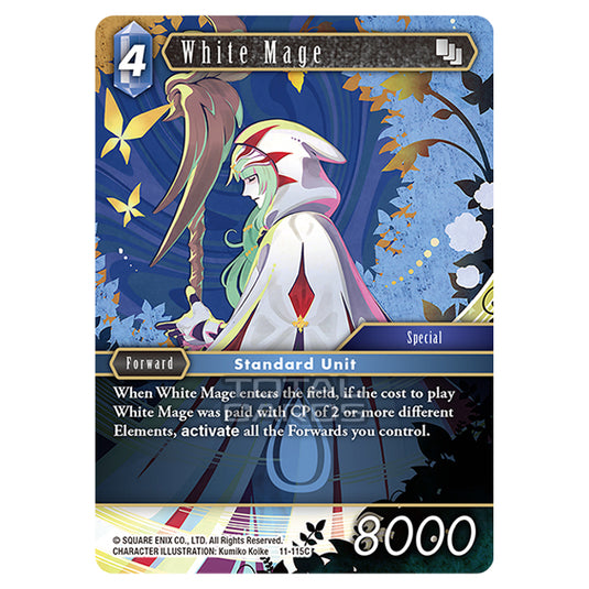 Final Fantasy - Opus 11 - White Mage (Full Art) - (11-115C-FA)