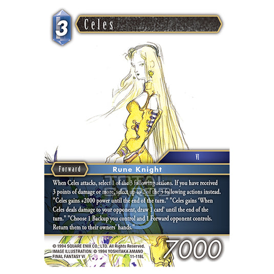 Final Fantasy - Opus 11 - Celes - (11-118L)